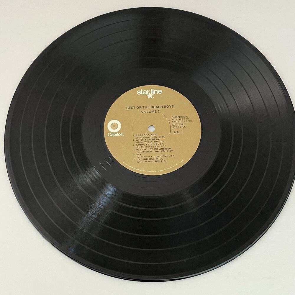 Best Of The Beach Boys Vol. 2 Vinyl LP 1967 Starline DT-2706 - Picture 4 of 7